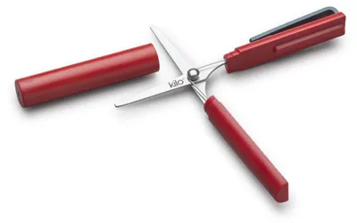 Obrázek produktu pro Nůžky Kilo JC69R, design s pouzdrem, červené barvy, univerzální velikost