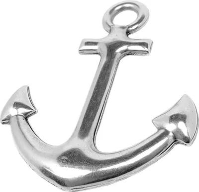 Produktbild von Minott Schmuck Anhänger | Anker aus Messing, versilbert 30684