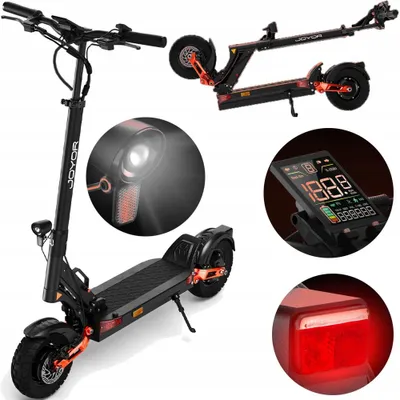 Obrázek produktu pro JOYOR T10 Elektrická koloběžka - Motor 2×1000W, baterie 60V18AH, dojezd 30–75 km, 60 km/h, Černá