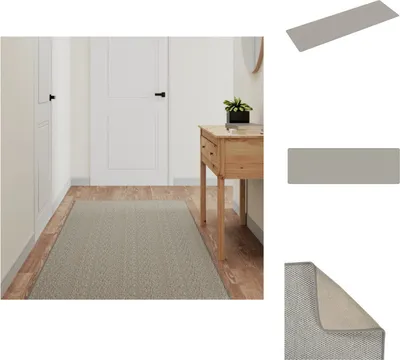 Produktbild von vidaXL Teppichläufer Sisal-Optik Taupe 80x250 cm -  Teppiche
