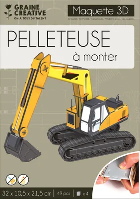 Image de Modèle 3D d'une pelleteuse