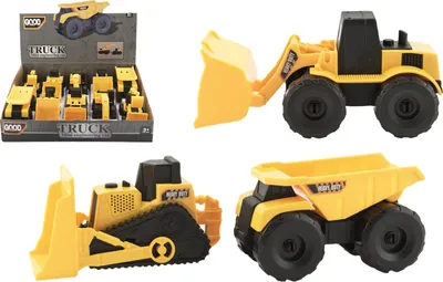 Obrázok produktu pre Stavebný stroj plast 12-14cm - mix variantov či farieb