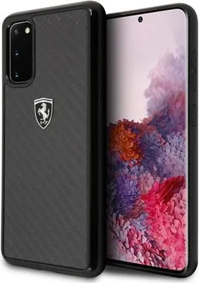 Productafbeelding van Ferrari Hardcase FEHCACS62BK S20 G980, zwart/zwart, carbon, Heritage-collectie