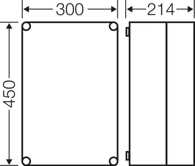 Produktbild von HENSEL HENS Leergehäuse MI0310 metrische Vorprägung