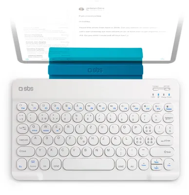 Produktbild von SBS Kabellose deutschschweizer Universaltastatur mit Ständerfunktion