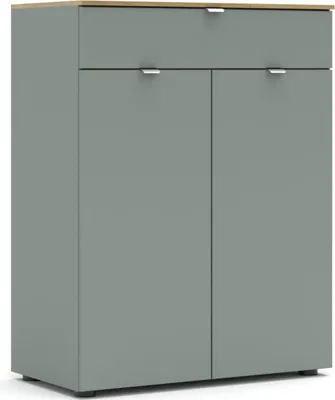 Image de Kommode >Bari< in Schilf grün, Spannplatte, MDF - 78x101x41cm (BxHxT)