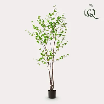 Image de Green boutiQ - Plante artificielle - Tropaeolum Speciosum - Oost Indische Kers - 210 cm - Vert - Sans entretien - Haute qualité
