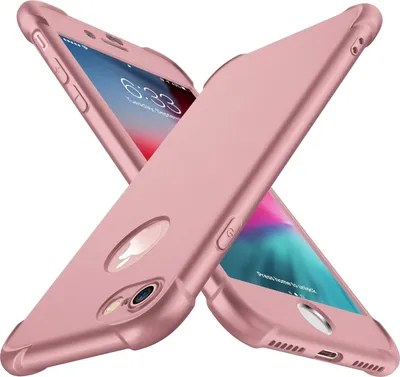 Produktbild von Rosa Hülle Für Iphone 7/8 4.7' 2Xgehärtetes Glas