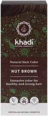Produktbild von Khadi KD35, Braun, Natural Hazel, Frauen, Indigofera Tinctoria Leaf Powder (Indigo), Lawsonia Inermis Leaf Powder (Henna), Emblica..., 1 Stück(e)