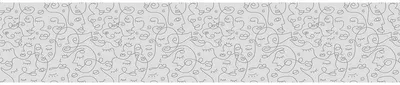 Produktbild von Sichtschutzfolie – Abstrakt XL – Aufkleber für Fenster und Duschtüren – 40 x 200 cm