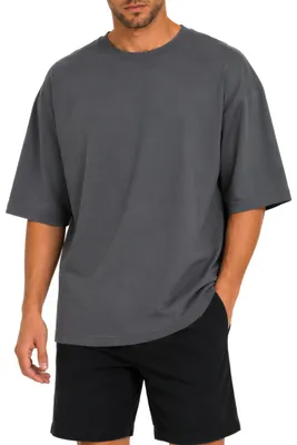 Produktbild von Reichstadt Herren Oversized T-Shirt 25RS070 Dark Grey S