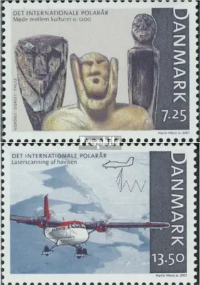 Produktbild von Briefmarken Dänemark 2007 Mi 1459-1460 (kompl.Ausg.) postfrisch Polarjahr