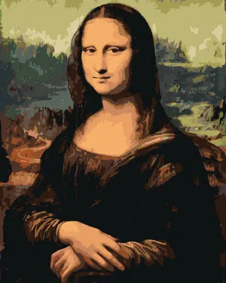 Produktbild von Zuty - Malen nach Zahlen - MONA LISA (LEONARDO DA VINCI), 40x50 cm, ohne Keilrahmen