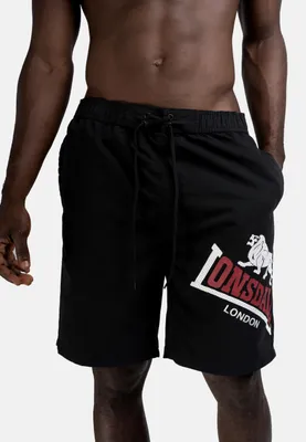 Immagine prodotto di Pantaloncini da spiaggia da uomo regular fit ATLOW Nero XL Lonsdale