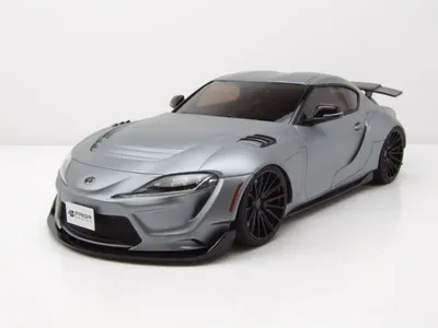 Produktbild von Toyota Supra by Prior Design Phantom 2020 matt grau Modellauto 1:18 GT Spirit