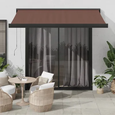 Obrázok produktu pre Dizajnová markíza Automatic Brown 350x250 cm, Markízy