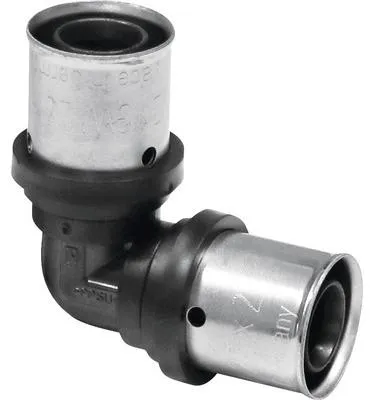 Immagine prodotto di Pipetec PPSU angolo di pressatura 90° lato uguale per tubo multistrato in alluminio 16 x 2 mm : 90° 16 x 2 mm Dimensione: 90° 16 x 2 mm