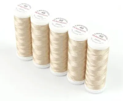 Produktbild von Ackermann Embroidery 40 Stickgarn 5x260m 2986 Holz1