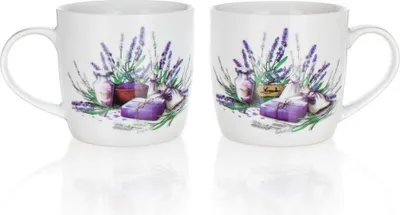 Produktbild von BANKETT-Set Keramik Tassen LAVENDEL 360 ml, 2 St.