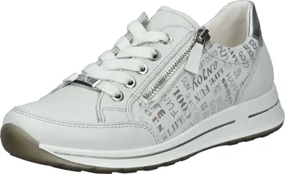 Zdjęcie produktu dla ara damskie sznurowane niskie buty OSAKA 2.0 biało-srebrny, kolor:biały, rozmiar UK:6½