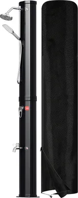 Produktbild von Solardusche Campingdusche Gartendusche Außendusche bis 60°C Einstellbare Temperatur 40L Mit Handbrause Mit Schutzhülle Schwarz