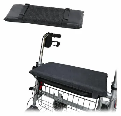 Produktbild von Rollator Sitzkissen gepolstert, schwarz (#14830)