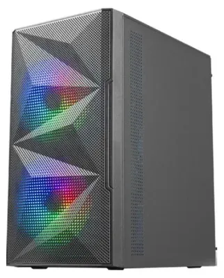Produktbild von Mars Gaming MC-ME, Mini Tower, PC, Schwarz, micro ATX, Mini-ITX, Metall, Gehärtetes Glas, Gaming