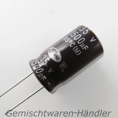 Zdjęcie produktu dla Marka Elko 1500 µF 35 V Kondensator Kondensator elektrolityczny mF uF SAMWHA Capacitor