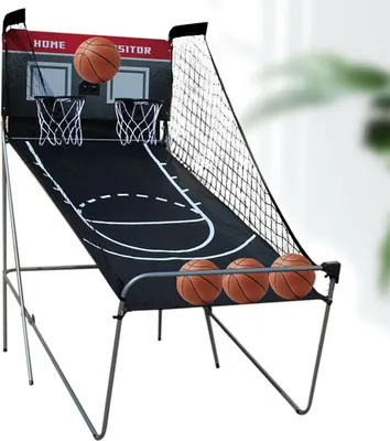 Obrázek produktu pro Automatický basketbalový stojan basketbalový koš basketbalový koš basketbalový systém včetně 4 míčů