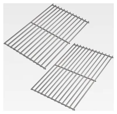 Produktbild von Ersatz Grillrost aus Edelstahl 41,7 x 27,7 cm, 6 mm Dicke, passend für Tepro Toronto, schwarz