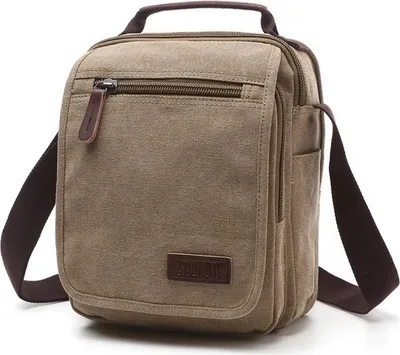 Zdjęcie produktu dla Męska Crossbody Torba ZUOLUNDUO - Khaki KP15418