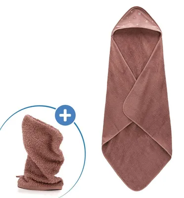 Produktbild von Fillikid 2.tlg. Kapuzenbadetuch-Set Badetuch und