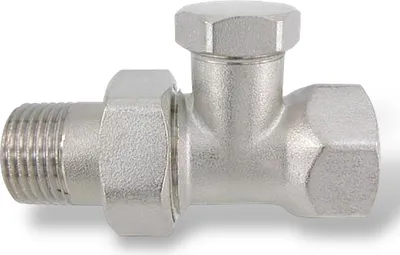 Produktbild von Rücklaufverschraubung Heizkörper Radiatorverschraubung Durchgang 1/2 Zoll