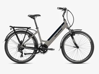 Produktbild von 26 Zoll E-bike Elektrofahrrad City Modell e-City 1.19-(612Wh)  Crussis 2025 17Ah Rahmengrösse 19" (47 cm) Grau/Matt