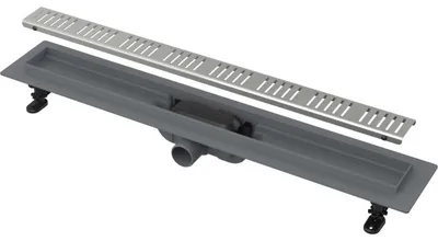 Obrázek produktu pro Žlab podlahový Alcaplast APZ10 Simple 650 S ROŠTEM (BAL.45/90) APZ10-650M