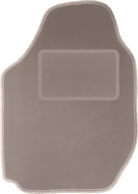 Produktbild von Fahrerfußmatte Velours beige passend für Toyota RAV4 I (1994-2000, SUV) – mit Befestigungen – passgenau