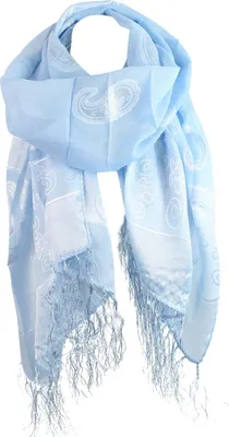 Produktbild von Glamexx24 XXL Schal Frühlingsschal Sommerschal Langschal Schlauchschal Hals-Tuch vielen Muster und Farben Hellblau