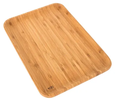 Serviertablett aus Bambus, groß, FSC, 35x24x1,9 cm