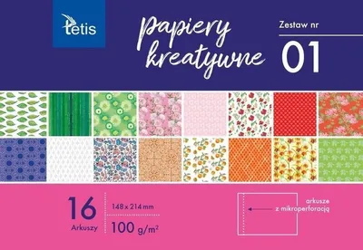 Immagine prodotto di Carta creativa A5, set 1, 16 fogli