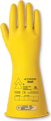 Produktbild von Elektrikerschutzhandschuh ActivArmr® RIG0011Y Gr.9 gelb
