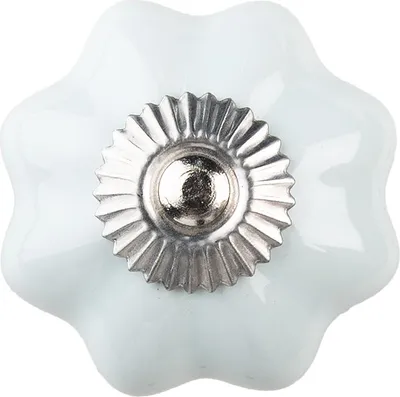 Immagine prodotto di Pomello per porta Clayre & Eef Ø 4 cm in Vetroceramica blu