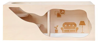 Immagine prodotto di Cuccia in legno per piccoli animali, come criceti