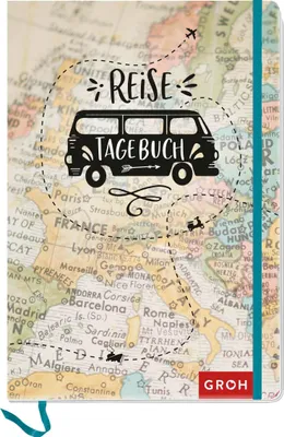 Produktbild von Reisetagebuch Landkarte zum Ausfüllen