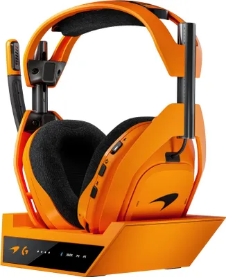 Produktbild von Logitech G Astro A50 X McLaren Racing Edition RF kabelloses plattformübergreifendes Gaming-Headset mit Bluetooth und HD-Pass-Through