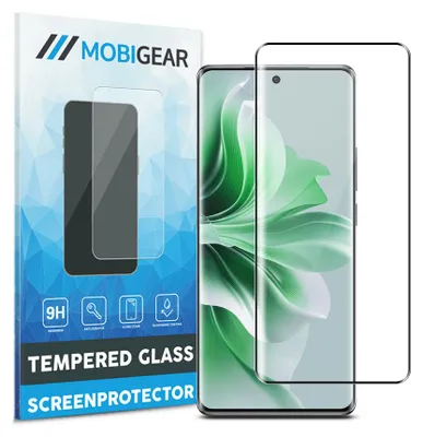 Produktbild von Mobigear Premium Displayschutzfolie für OPPO Reno 12 Pro, gehärtetes Glas, Displayschutz – kompatibel mit Hüllen