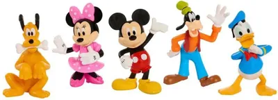 A group of Disney characters standing together.
