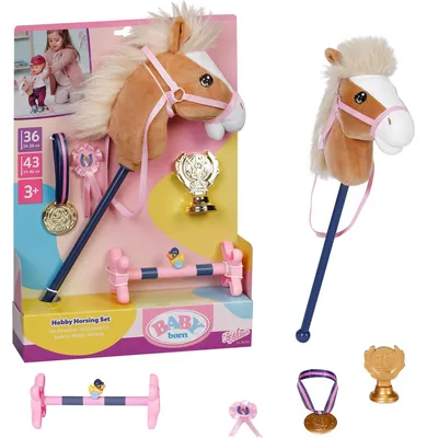 Image de MGA BABY born Hobby Horsing Set 43cm