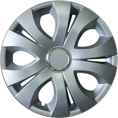 Productafbeelding van Universele Wieldoppen 14 Inch Zilver Set van 4 Stuks