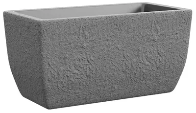 Immagine prodotto di Vaso 42x81x40,4 cm in Polietilene Petram 80 Grigio Pietra