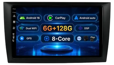 Obrázok produktu pre Autorádio 6G+128G pre VW Golf 6 (2008-2016) s operačným systémom Android 15